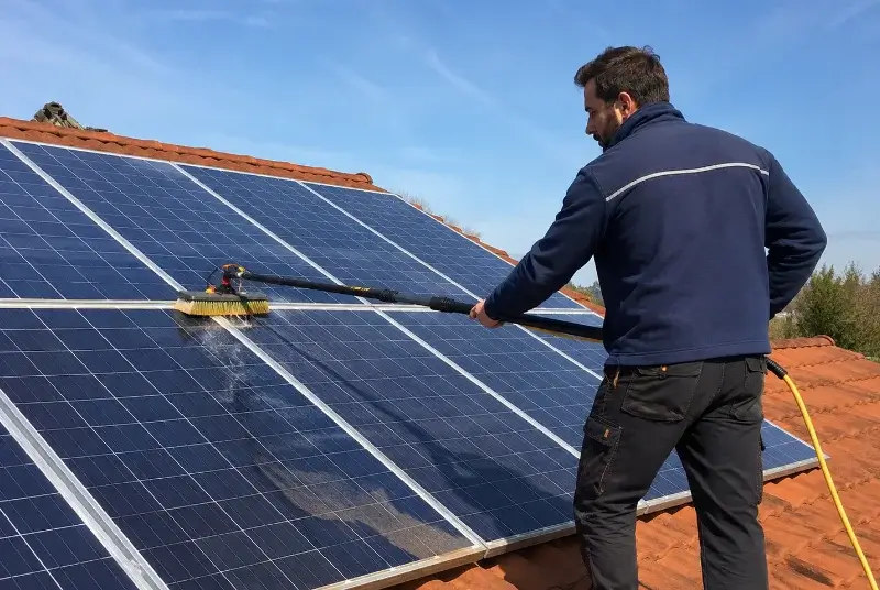 Nettoyage et entretien de panneaux solaires à Jaillans